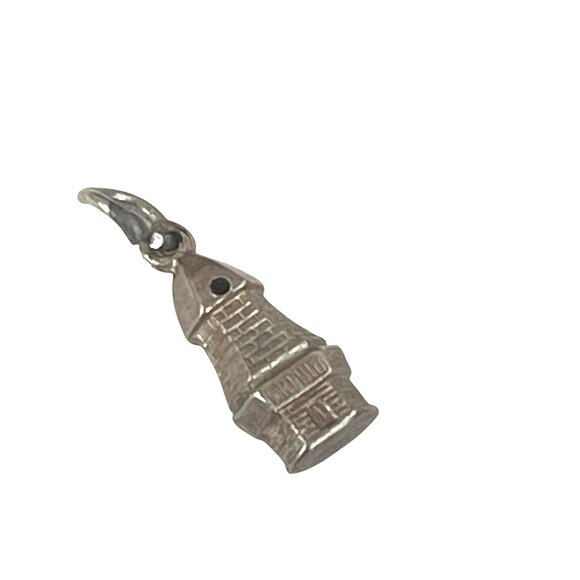 Vintage Sterling Silver Lighthouse Charm Pendant - Picture 3 of 7